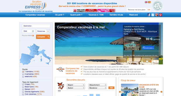 Nouveau Comparateur De Location De Vacances En France | I-com Agence ...